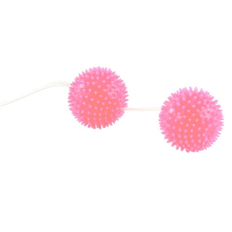 Boules de geisha texturées rose intense — BAILE STIMULATING