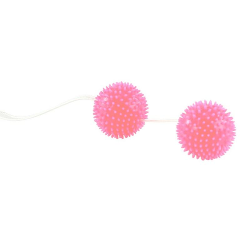 Boules de geisha texturées rose intense — BAILE STIMULATING