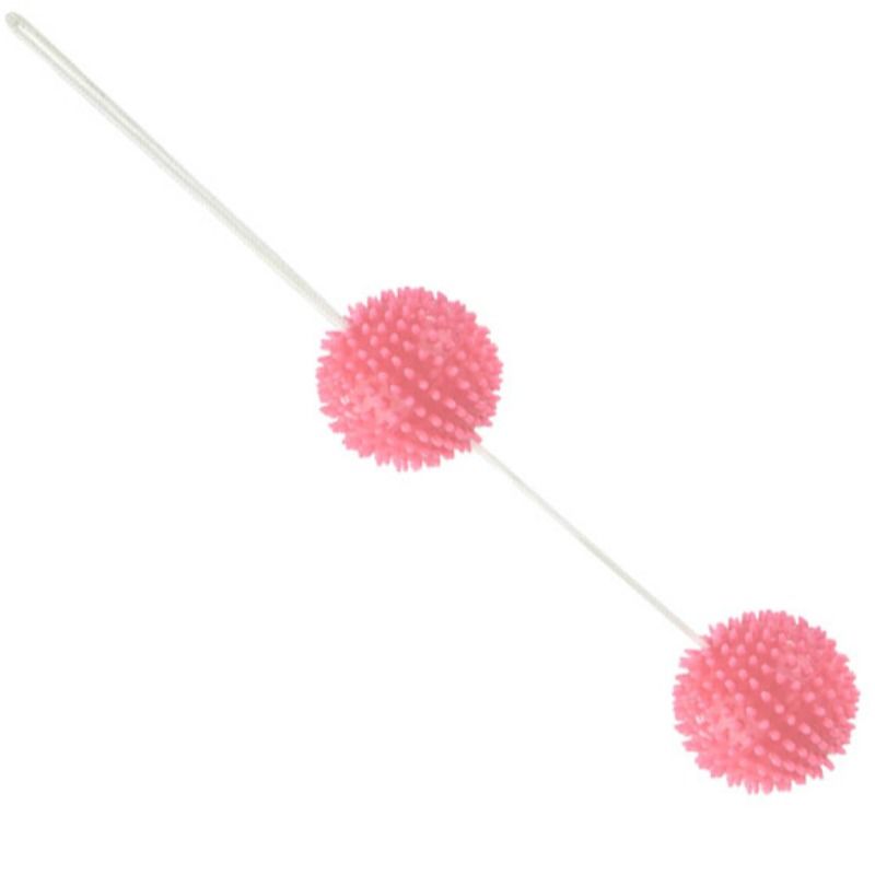 Boules de geisha texturées rose intense — BAILE STIMULATING