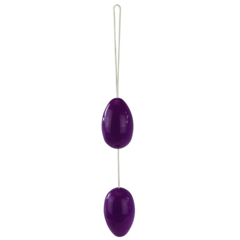Boules anales jumelles vibrantes lilas — BAILE ANAL