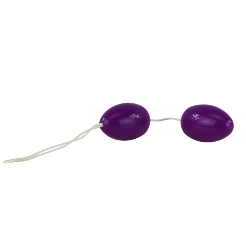 Boules anales jumelles vibrantes lilas — BAILE ANAL