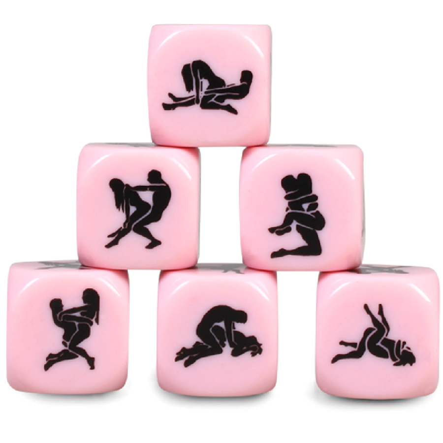 Dés du kamasutra en bois 25 mm — Secretplay 100% Games