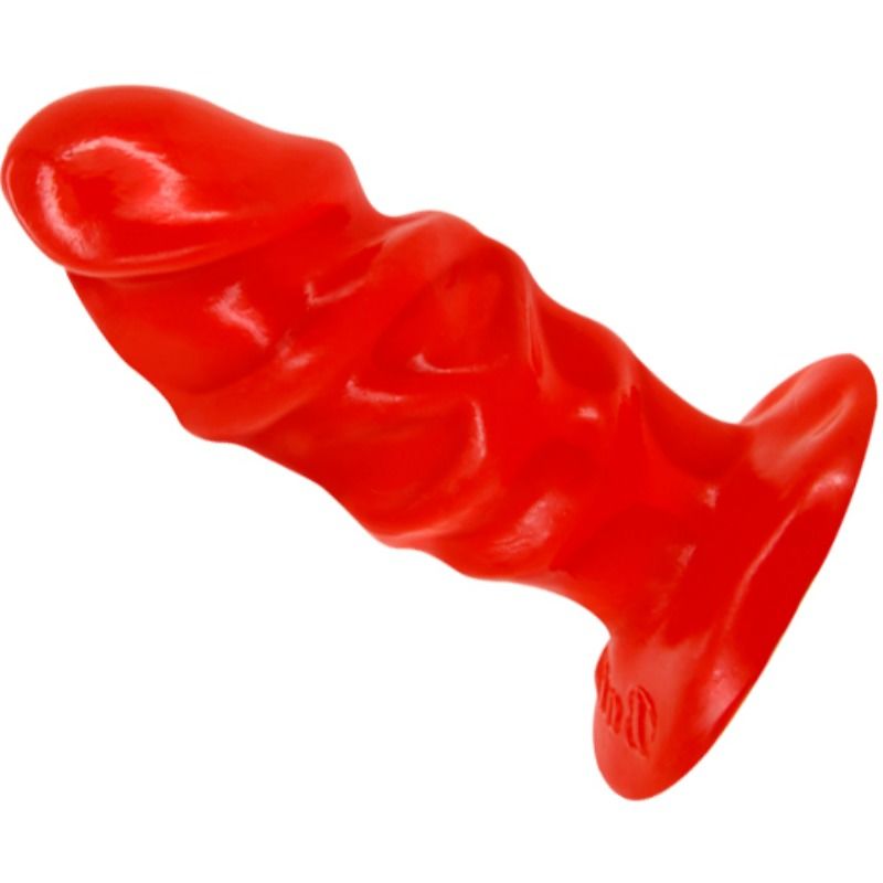 Plug anal unisexe rouge à ventouse — BAILE ANAL