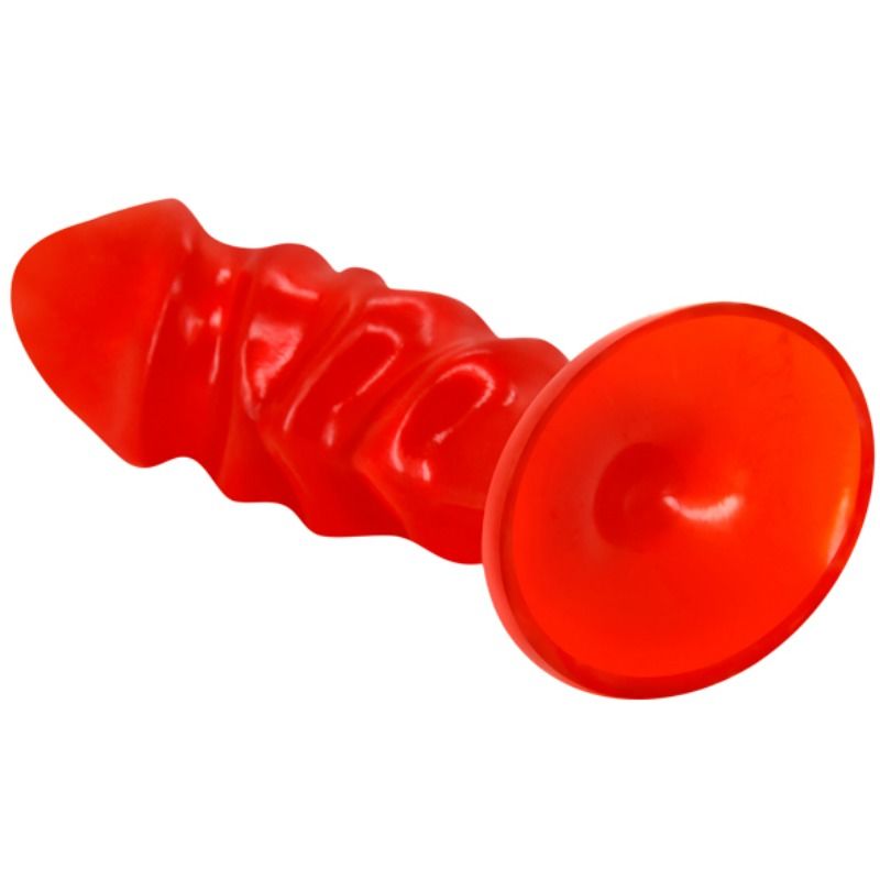 Plug anal unisexe rouge à ventouse — BAILE ANAL