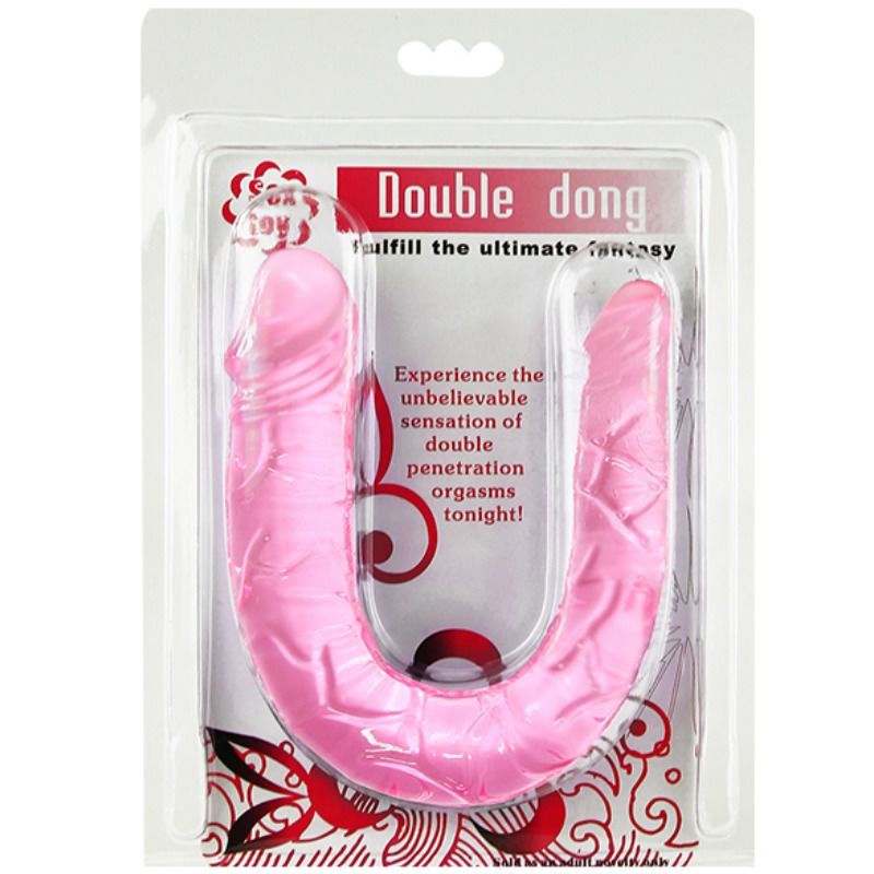 Double gode translucide compact — BAILE DILDOS