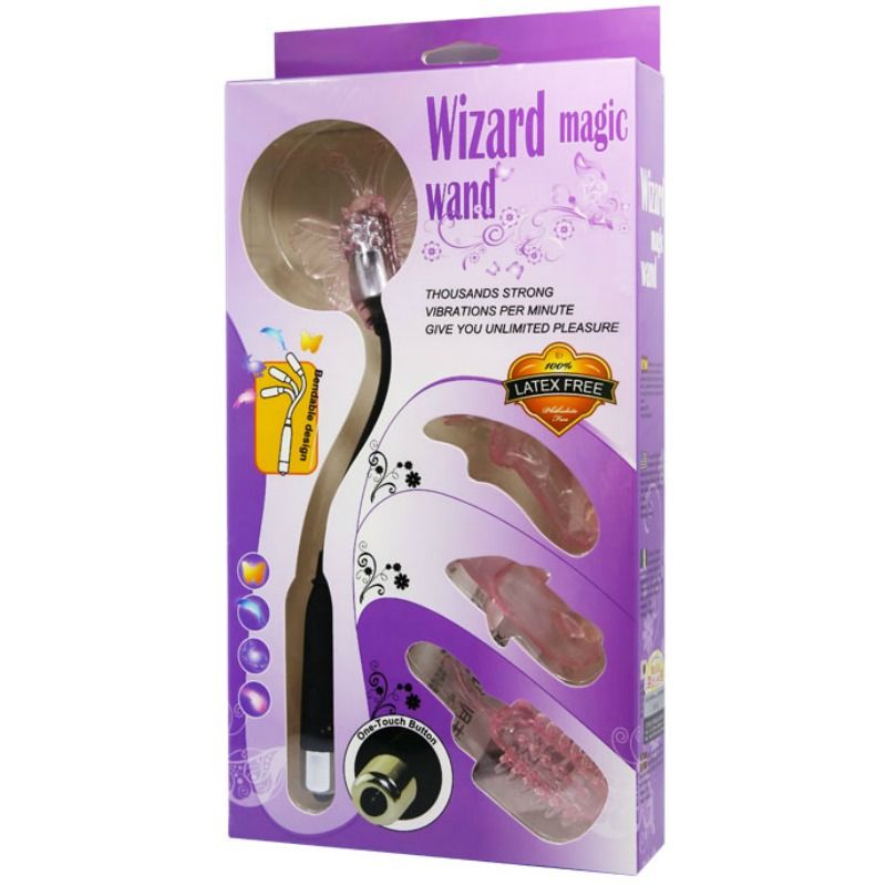 Baguette magique vibrante multi-têtes — BAILE STIMULATING