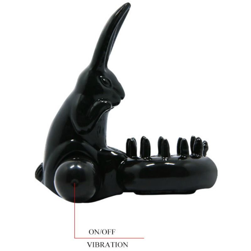 Anneau vibrant duo avec lapin — BAILE FOR HIM