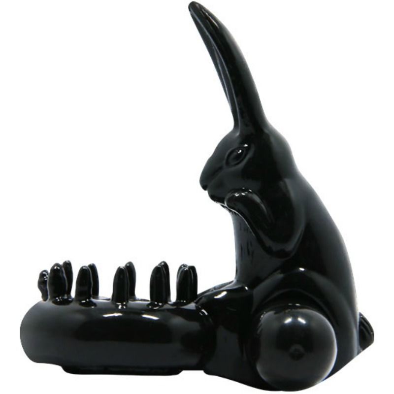 Anneau vibrant duo avec lapin — BAILE FOR HIM