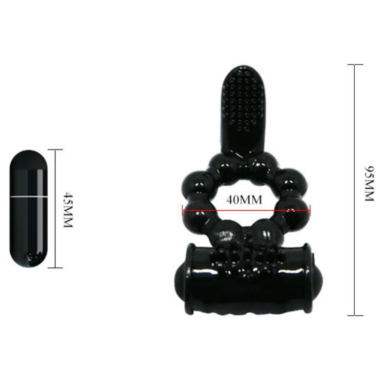 Anneau vibrant sweet ring double stimulation — BAILE FOR HIM