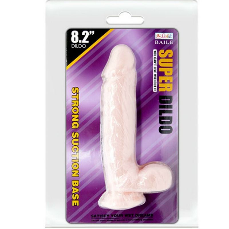 Godet super réaliste à ventouse 21,5 cm — BAILE DILDOS