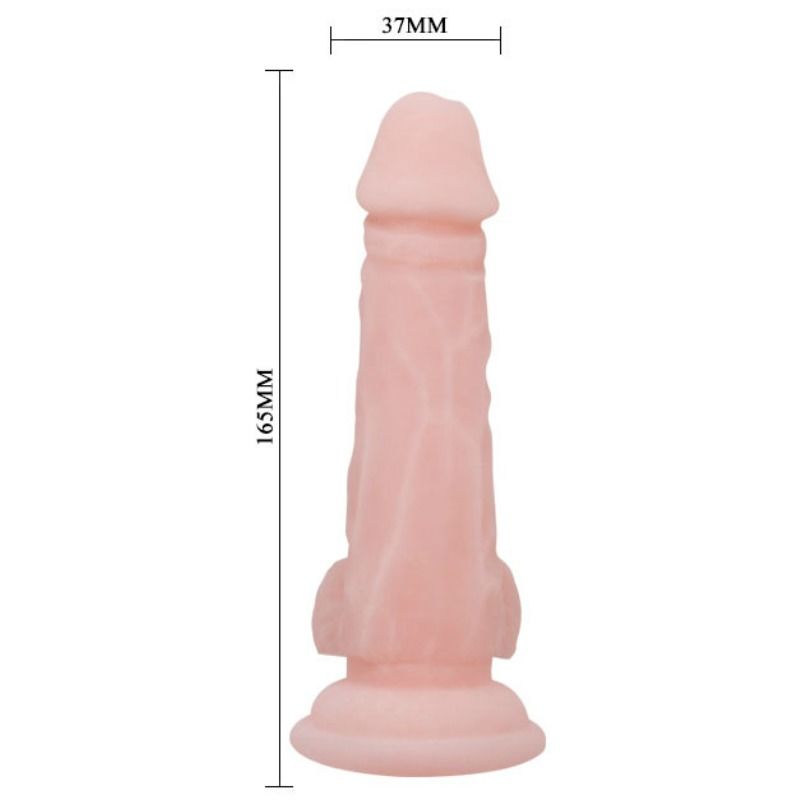 Godet réaliste ultra-doux 16.5 cm avec ventouse — BAILE DILDOS