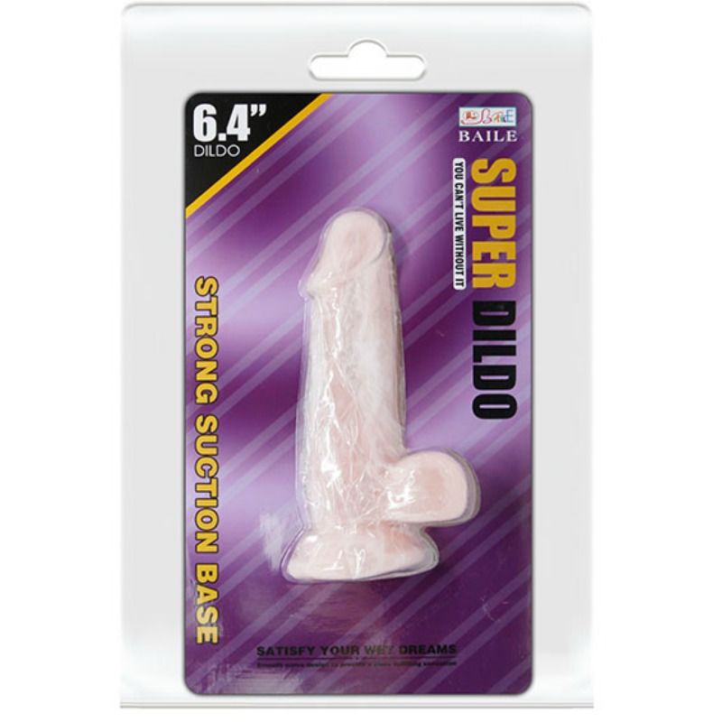 Godet réaliste ultra-doux 16.5 cm avec ventouse — BAILE DILDOS