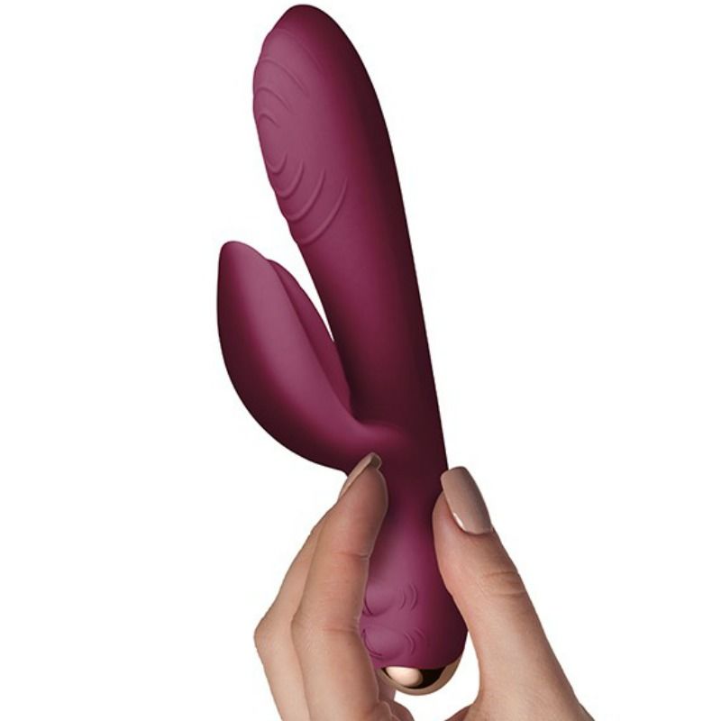 Vibrateur lapin double moteur silicone velouté — ROCKS-OFF
