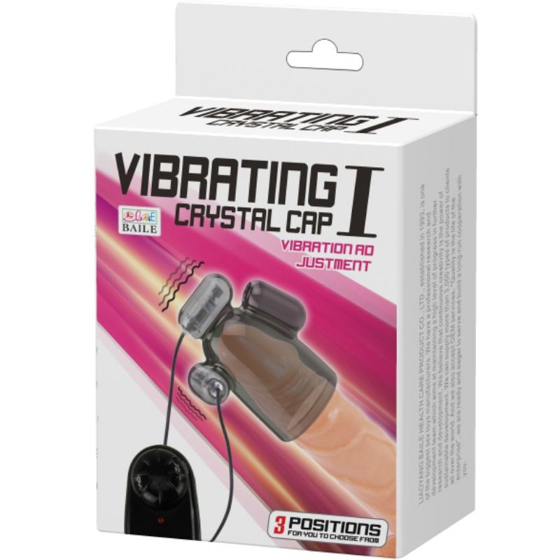 Manchon vibrant stimulant cristal — BAILE FOR HIM