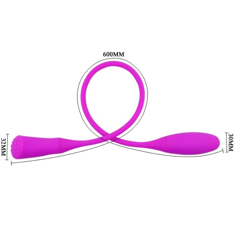 Vibrateur double stimulation flexible 2 moteurs — PRETTY LOVE SMART