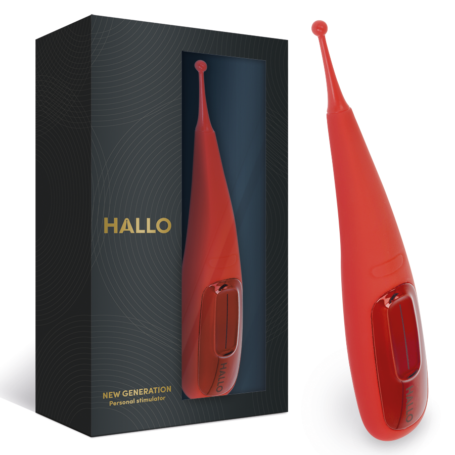 Stimulateur clitoridien de précision rouge — HALLO