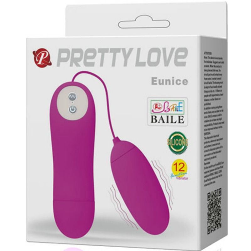Œuf vibrant double stimulation Eunice — PRETTY LOVE FLIRTATION