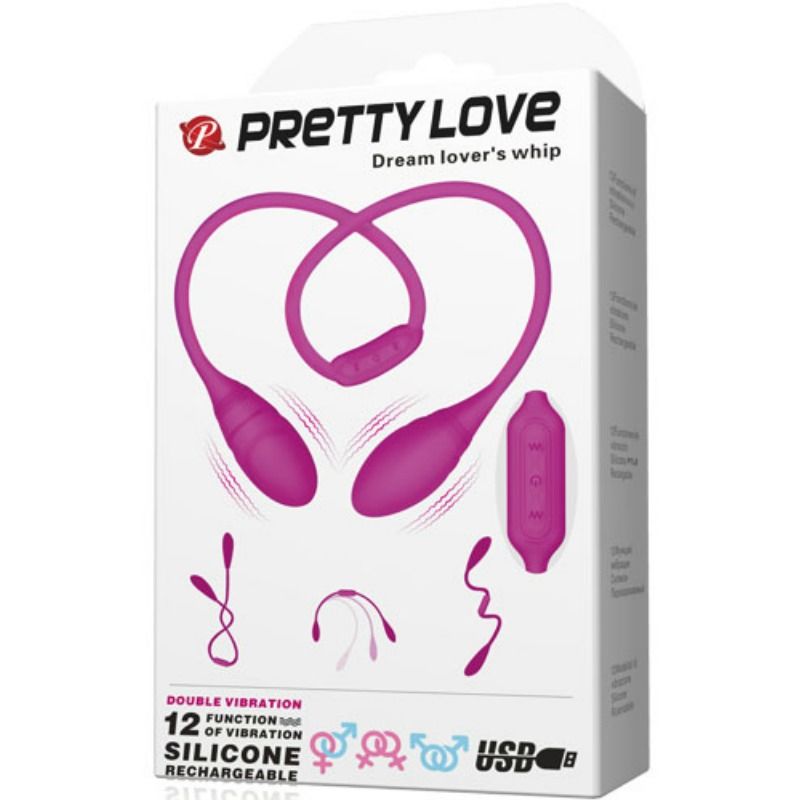 Fouet vibrant double moteur flexible — PRETTY LOVE SMART