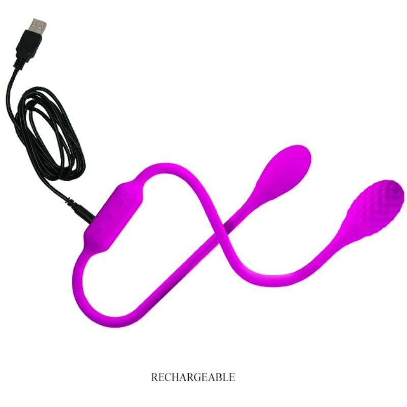 Fouet vibrant double motorisé rechargeable — PRETTY LOVE SMART