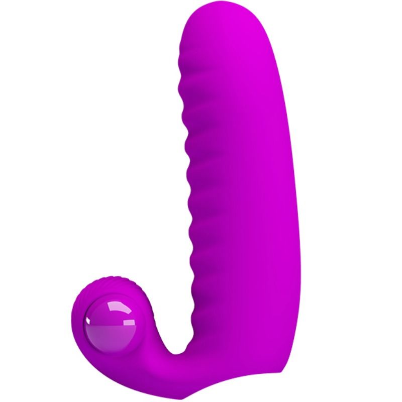 Stimulateur digital double nodulation lilas — PRETTY LOVE