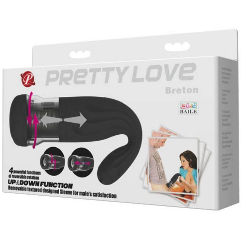 Masturbateur multifonction à rotation et vibrations — PRETTY LOVE MALE