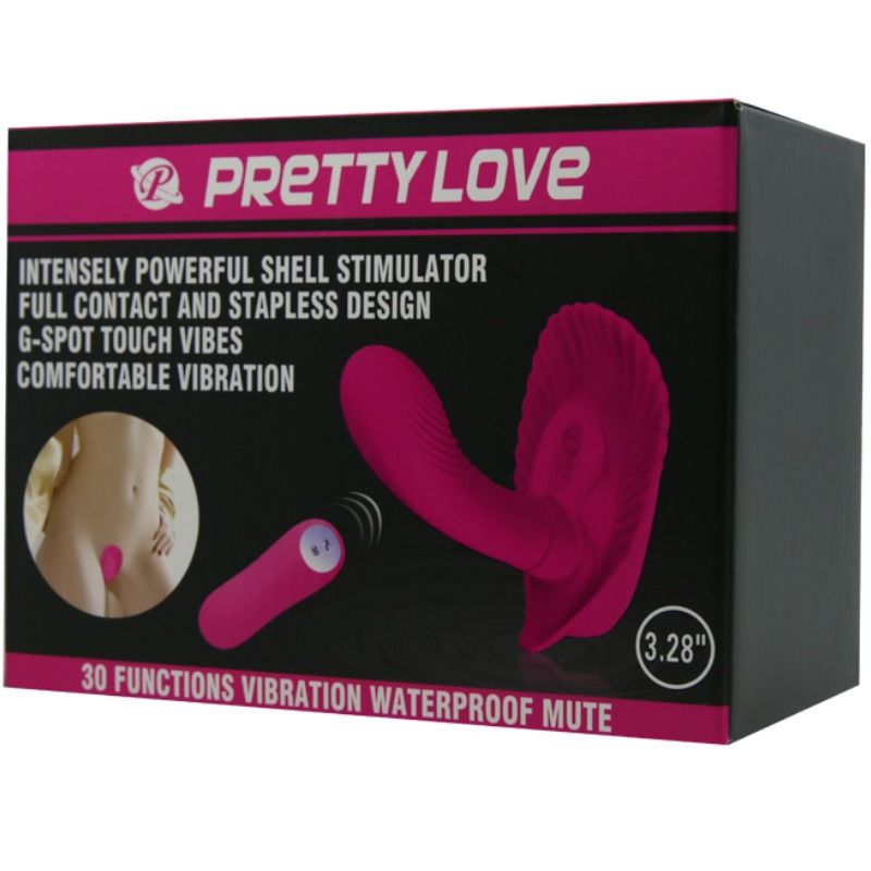 Coquille vibrante télécommandée — PRETTY LOVE FLIRTATION