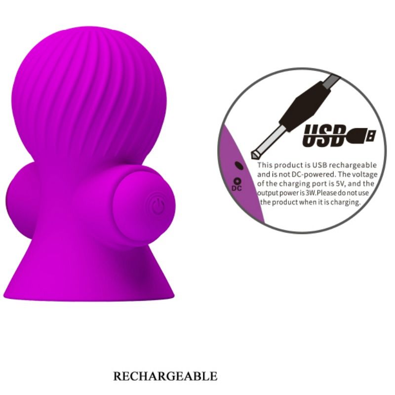 Stimulateur de mamelons vibrant 12 modes — PRETTY LOVE SMART
