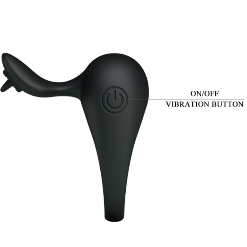 Anneau vibrant avec stimulateur lingual — PRETTY LOVE