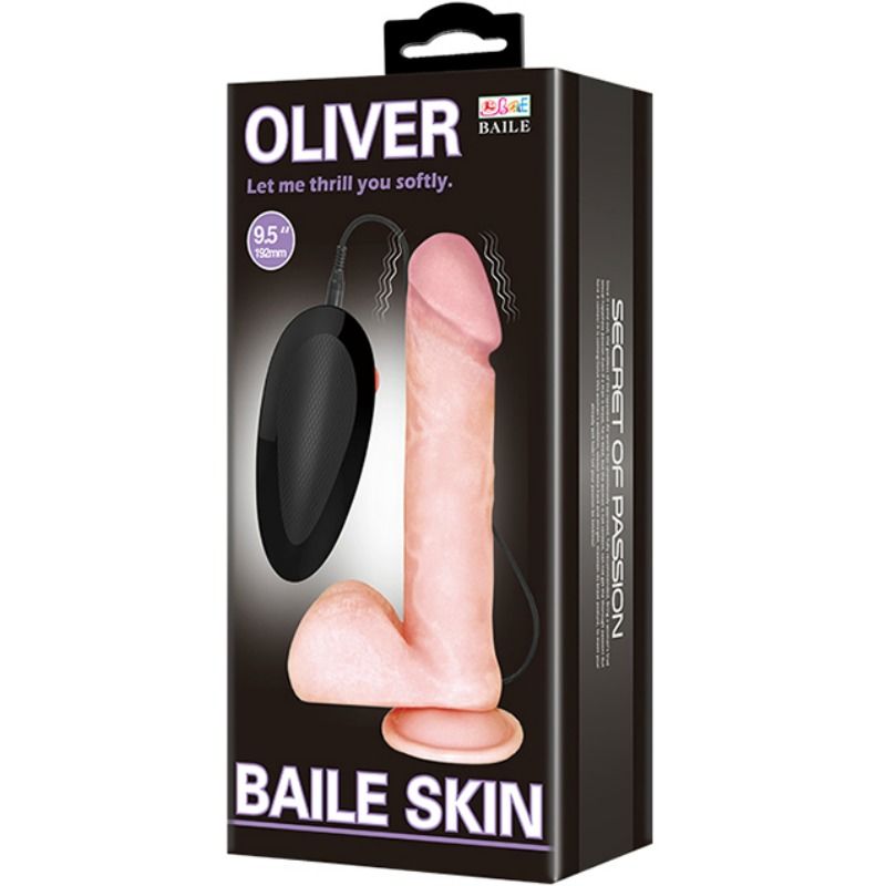 Gode réaliste Oliver vibrant télécommandé — BAILE VIBRATORS