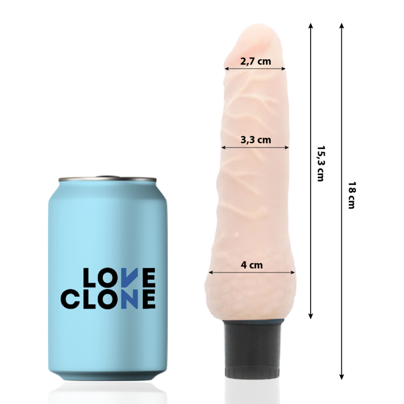 Vibrateur autolubrifiant Sven 18.5 cm — LOVECLONE