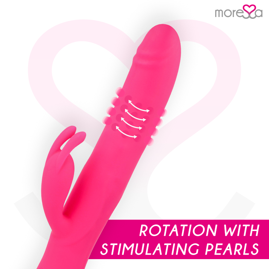 Vibromasseur lapin premium à rotations multiples — MORESSA