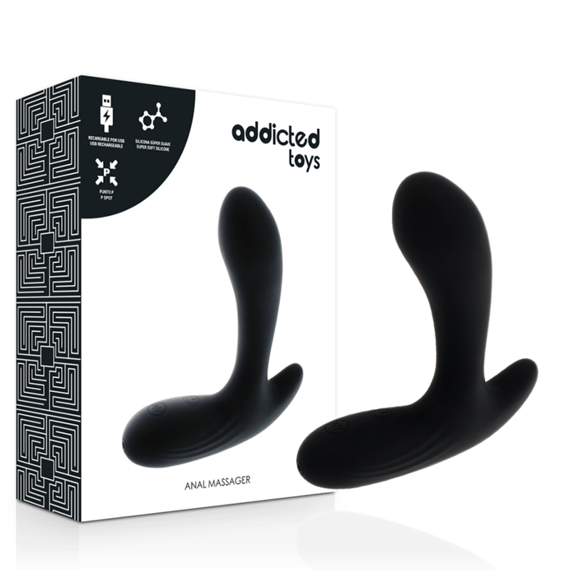 Masseur anal vibrant réglable double stimulation — ADDICTED TOYS