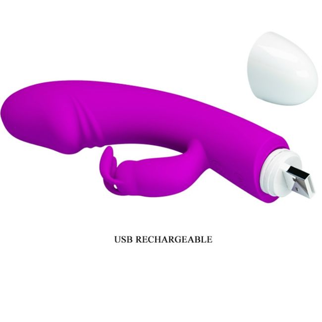 Vibromasseur lapin rechargeable 30 modes — PRETTY LOVE