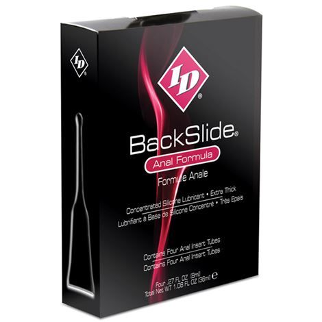 Lubrifiant anal 4 tubes de 8 ml — ID BACK SLIDE