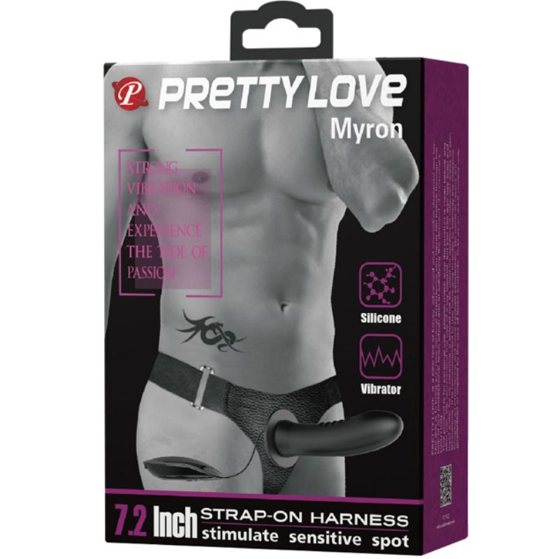 Harnais vibrant double plaisir — PRETTY LOVE