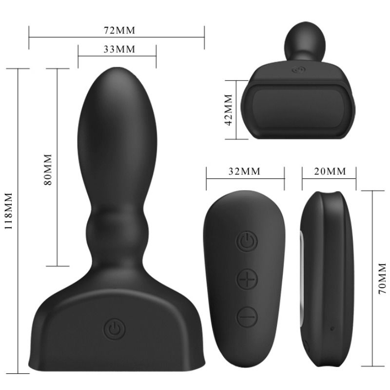 Vibrateur prostatique gonflable Marriel — PRETTY LOVE