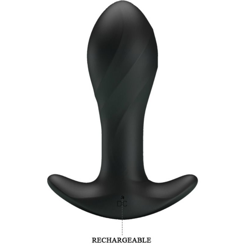 Vibrateur anal noir rechargeable — PRETTY LOVE PARTY UP