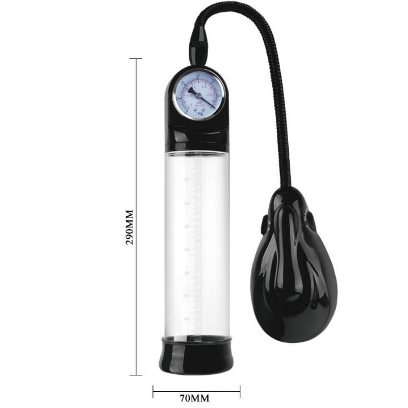 Pompe érection automatique avec manomètre et compteur — Pretty Love Male