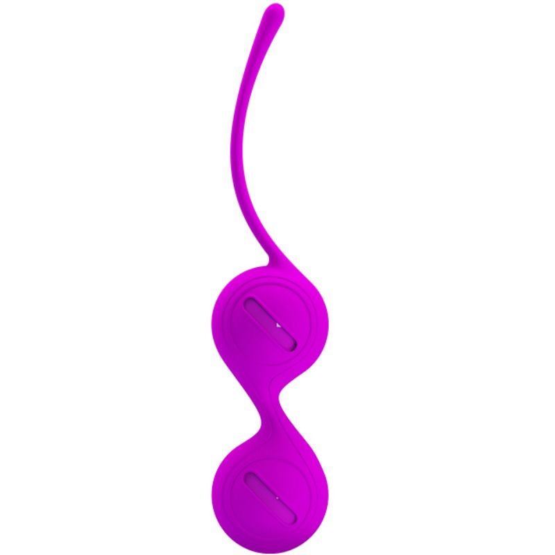 Boules de Kegel stimulantes en silicone lilas — PRETTY LOVE FLIRTATION