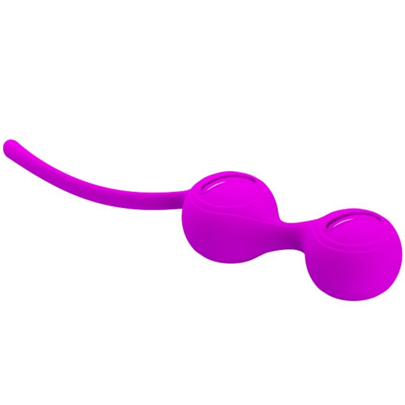 Boules de Kegel stimulantes en silicone lilas — PRETTY LOVE FLIRTATION