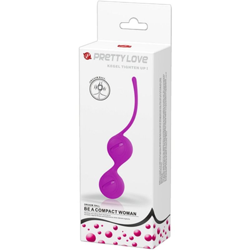 Boules de Kegel stimulantes en silicone lilas — PRETTY LOVE FLIRTATION