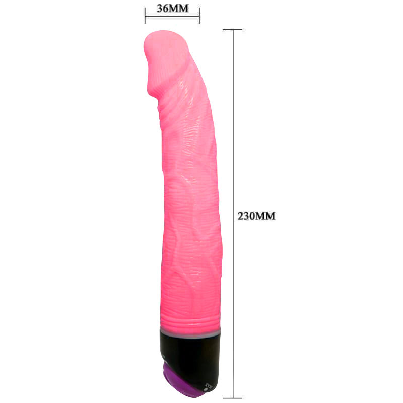 Vibrateur réaliste Adour Club 23 cm rose — BAILE VIBRATORS