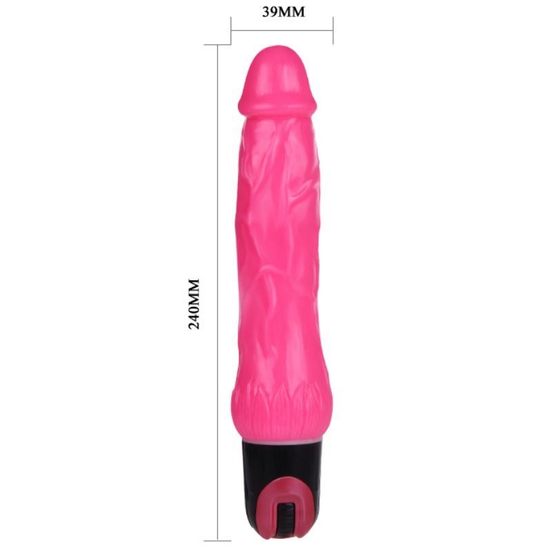 Vibrateur multivitesses texturé violet — BAILE VIBRATORS