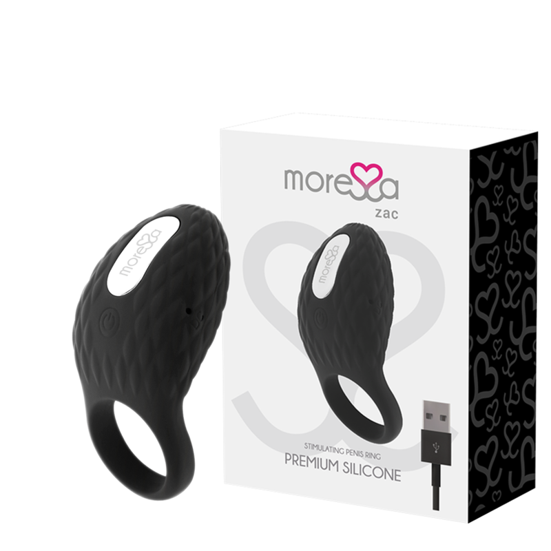 Anneau vibrant rechargeable Zac Premium — MORESSA
