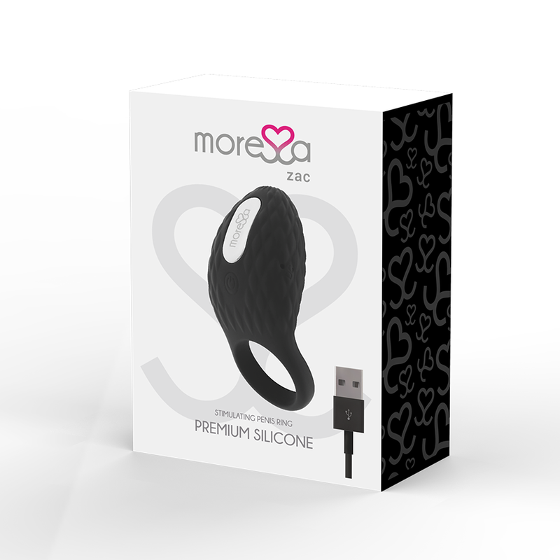 Anneau vibrant rechargeable Zac Premium — MORESSA