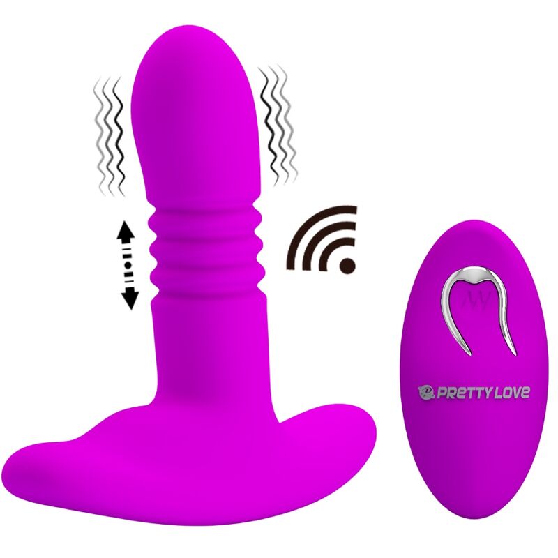 Plug anal vibrant haut et bas Heather — PRETTY LOVE