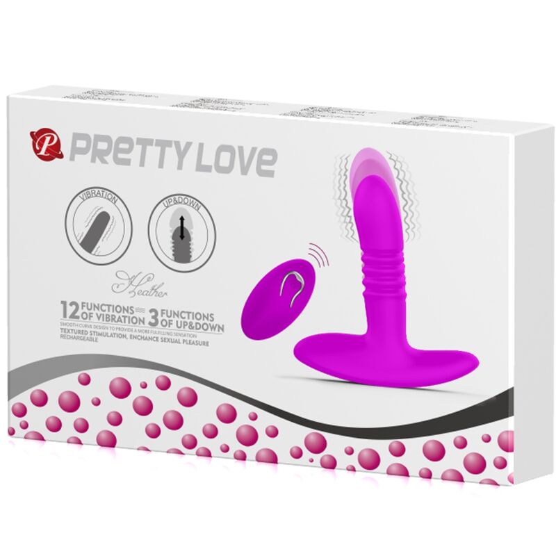 Plug anal vibrant haut et bas Heather — PRETTY LOVE