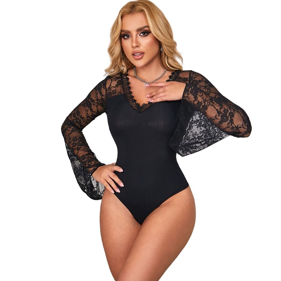Teddy floral en dentelle — SUBBLIME BODIES