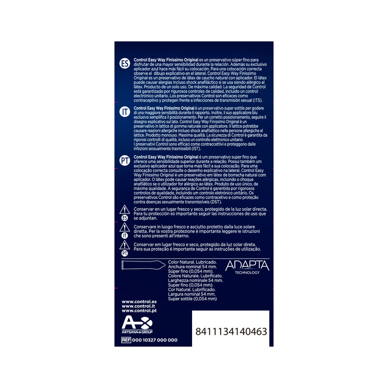 Préservatif finissimo avec applicateur Easy Way (lot de 10) — CONTROL CONDOMS
