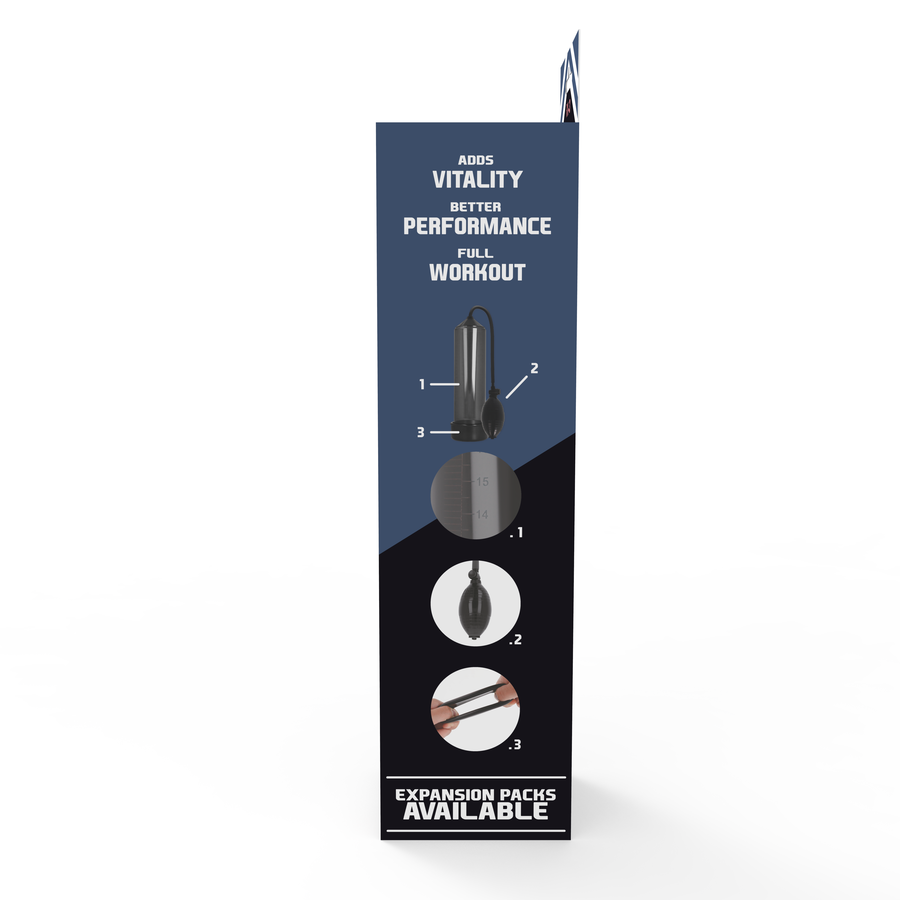 Pompe à pénis RX3 noire — PUMP ADDICTED